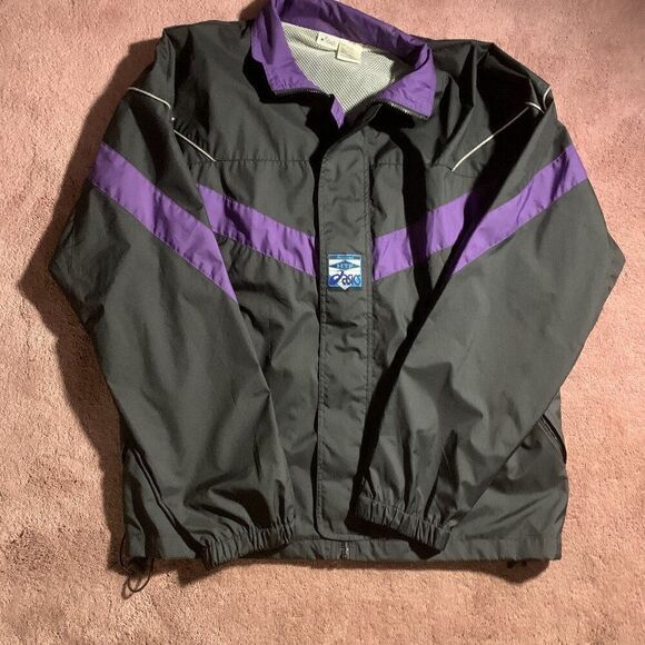 Vintage Asics Purple Track‎ Windbreaker - Picture 1 of 5